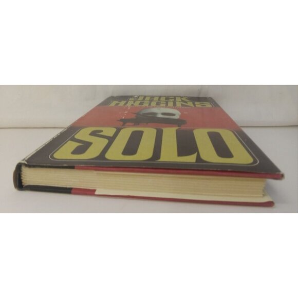 Solo by Jack Higgins Hardcover Spy Thriller Fiction Novel Dust Jacket Vintage - Picture 4 of 11